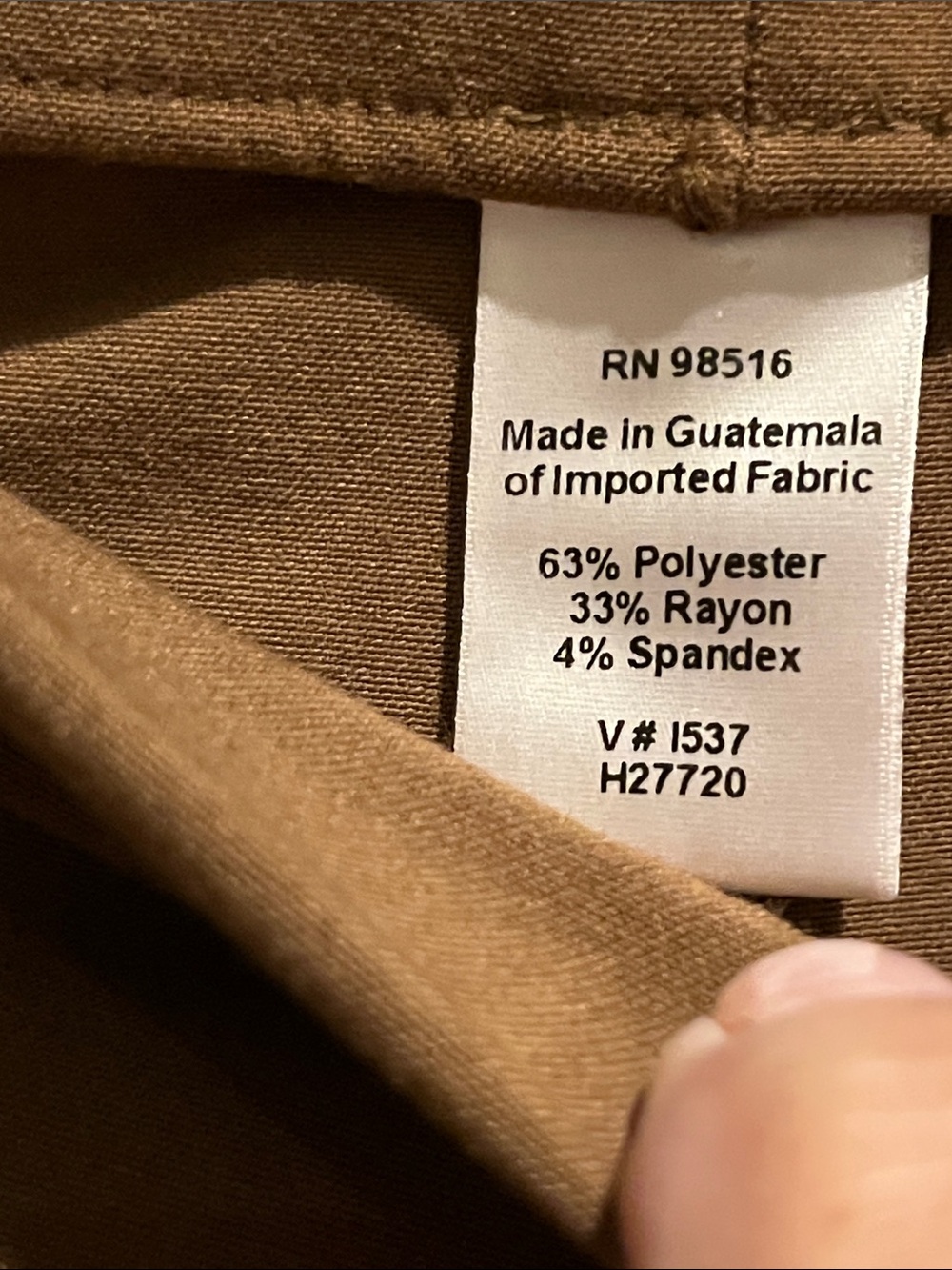 Coldwater Creek Men's Brown Straight-Leg Dress Pants - Picture 3 of 6